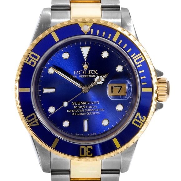 Rolex mens 40mm Submariner two tone oyster - Picture 2 of 6